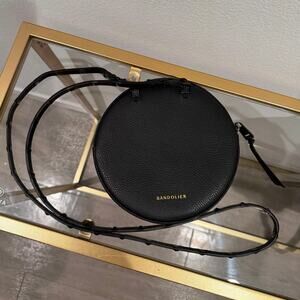 Bandolier Circle Pouch Black NWOT